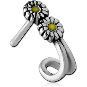 SURGICAL STEEL WRAP AROUND NOSE BONE - DAISY