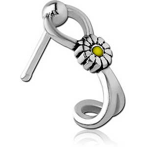 SURGICAL STEEL WRAP AROUND NOSE BONE - DAISY