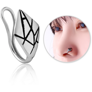 SURGICAL STEEL NOSE CLIP - GEOMETRIC SHAPE