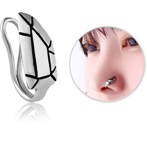 SURGICAL STEEL NOSE CLIP - GEOMETRIC SHAPE
