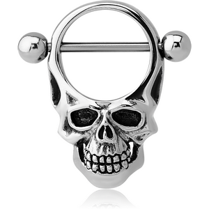 SURGICAL STEEL NIPPLE SHIELD - ROUND SKULL