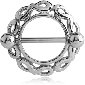 SURGICAL STEEL NIPPLE SHIELD - CIRCLE INFINITIES