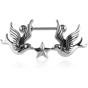 SURGICAL STEEL NIPPLE SHIELD - PIDGINS AND STAR