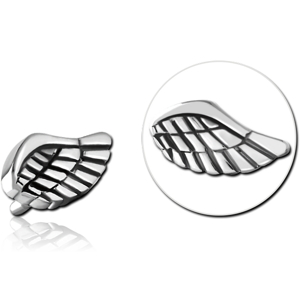 SURGICAL STEEL PUSH FIT ATTACHMENT FOR BIOFLEX INTERNAL LABRET