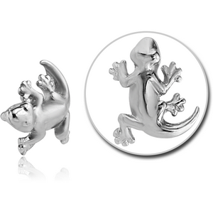 SURGICAL STEEL PUSH FIT ATTACHMENT FOR BIOFLEX INTERNAL LABRET - SALAMANDER