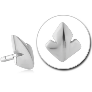 SURGICAL STEEL PUSH FIT ATTACHMENT FOR BIOFLEX INTERNAL LABRET