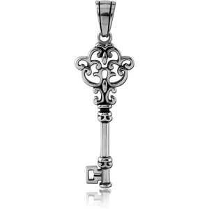 SURGICAL STEEL PENDANT - KEY