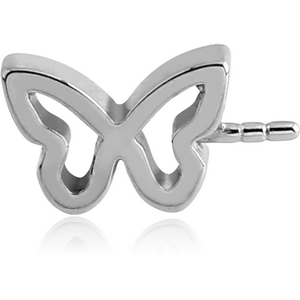 SURGICAL STEEL PAIR OF SIDE PUSH FIT ATTACHMENTS FOR BIOFLEX INTERNAL NIPPLE SHIELD - BUTTERFLY