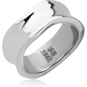 SURGICAL STEEL RING - CONVEX