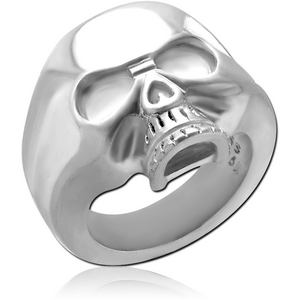 SURGICAL STEEL RING - SKULL
