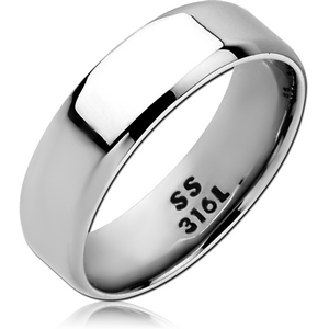 SURGICAL STEEL RING - BAND