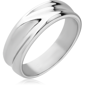 SURGICAL STEEL RING - CONVEX