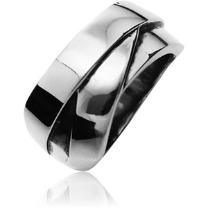 SURGICAL STEEL RING - STACKED