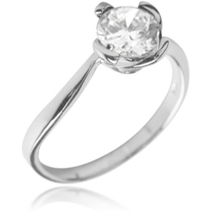 SURGICAL STEEL JEWELLED RING
