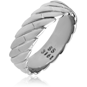 SURGICAL STEEL RING MATT