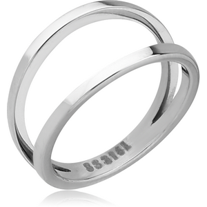 SURGICAL STEEL MIDI RING
