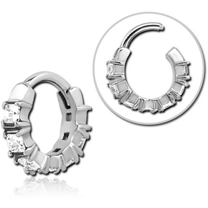 SURGICAL STEEL PRONG SET CRYSTAL JEWELLED MULTI PURPOSE CLICKER