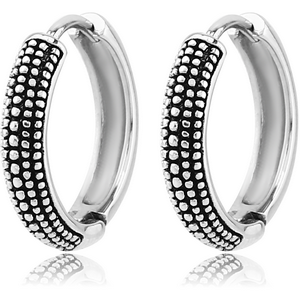 SURGICAL STEEL HUGGIES PAIR