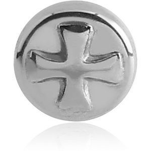 SURGICAL STEEL DISC THREADED ATTACHMENT-IRON CROSS