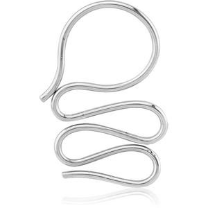 SURGICAL STEEL HOOP EARRINGS FOR TUNNEL