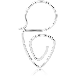 SURGICAL STEEL HOOP EARRINGS FOR TUNNEL