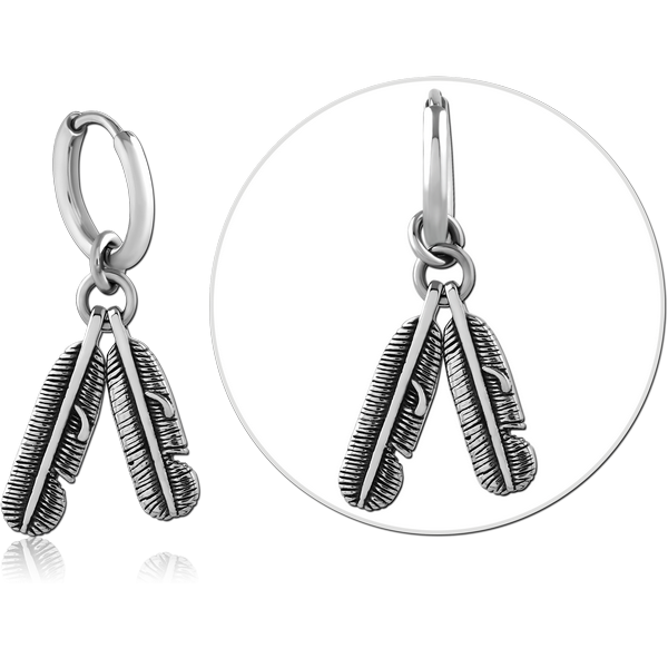 SURGICAL STEEL HOOP EARRINGS