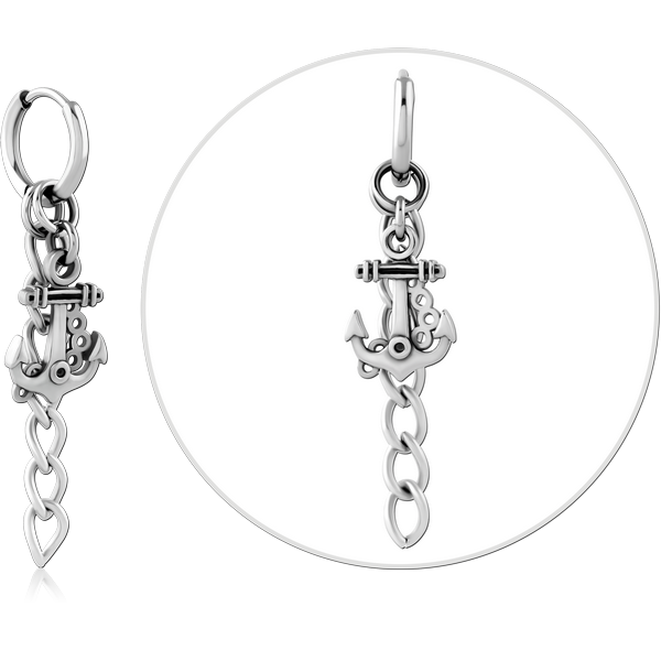 SURGICAL STEEL HOOP EARRINGS