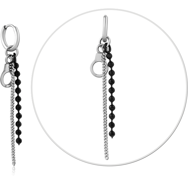 SURGICAL STEEL HOOP EARRINGS