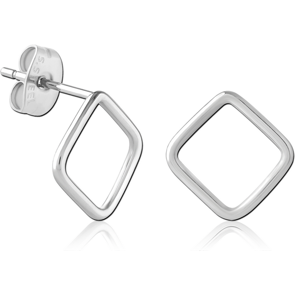 SURGICAL STEEL EAR STUDS PAIR