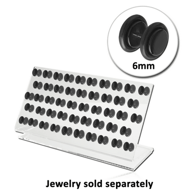 BOX OF 48 UV ACRYLIC FAKE PLUG