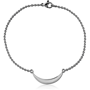 STERLING SILVER 925 BRACELET - CRESCENT