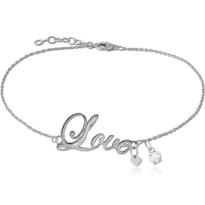 STERLING SILVER 925 JEWELLED BRACELET