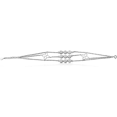STERLING SILVER 925 JEWELLED BRACELET