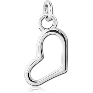 STERLING SILVER 925 CHARM - HEART