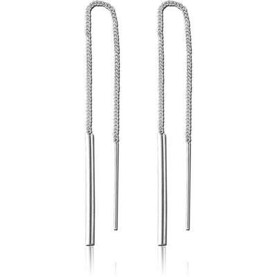STERLING SILVER 925 CHAIN EARRINGS PAIR