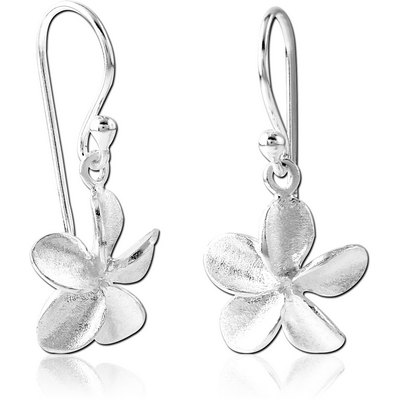 STERLING SILVER 925 EARRINGS PAIR - FLOWER