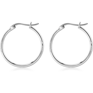 STERLING SILVER 925 HOOP EARRINGS