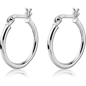 STERLING SILVER 925 HOOP EARRINGS