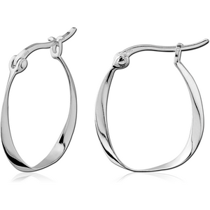 STERLING SILVER 925 HOOP EARRINGS