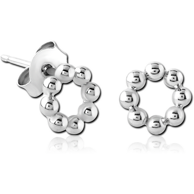 STERLING SILVER 925 EAR STUDS PAIR