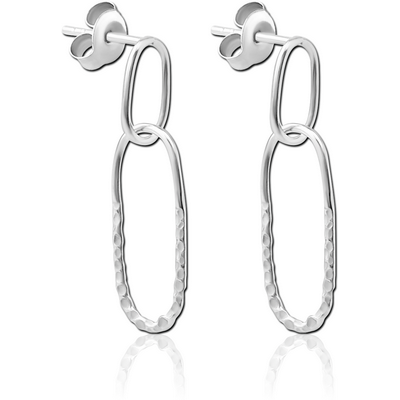 STERLING SILVER 925 EAR STUDS PAIR