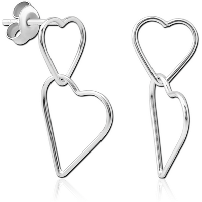 STERLING SILVER 925 EAR STUDS PAIR
