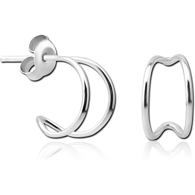 STERLING SILVER 925 EAR STUDS PAIR