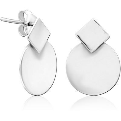 STERLING SILVER 925 EAR STUDS PAIR