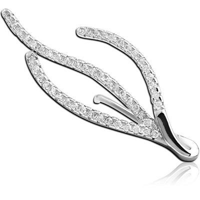 STERLING SILVER 925 JEWELLED EAR VINE - RIGHT