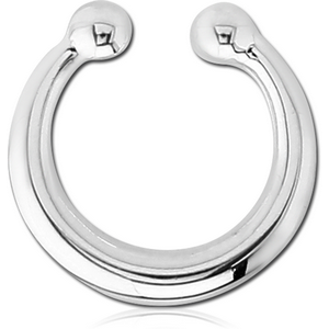 STERLING SILVER 925 FAKE SEPTUM RING