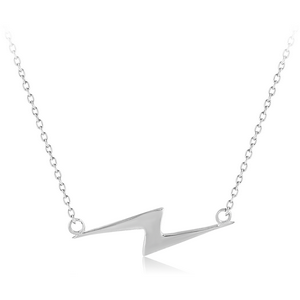 STERLING SILVER 925 NECKLACE WITH PENDANT - LIGHTNING