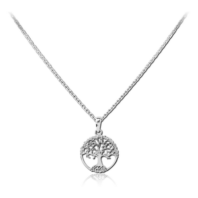 STERLING SILVER 925 NECKLACE WITH PENDANT- TREE OF LIFE