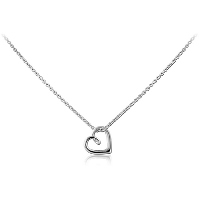 STERLING SILVER 925 NECKLACE WITH PENDANT - HEART