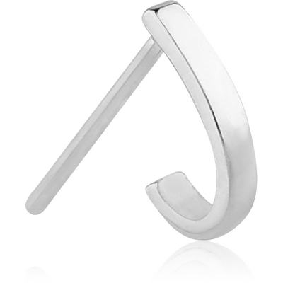 STERLING SILVER 925 STRAIGHT WRAP AROUND NOSE STUD